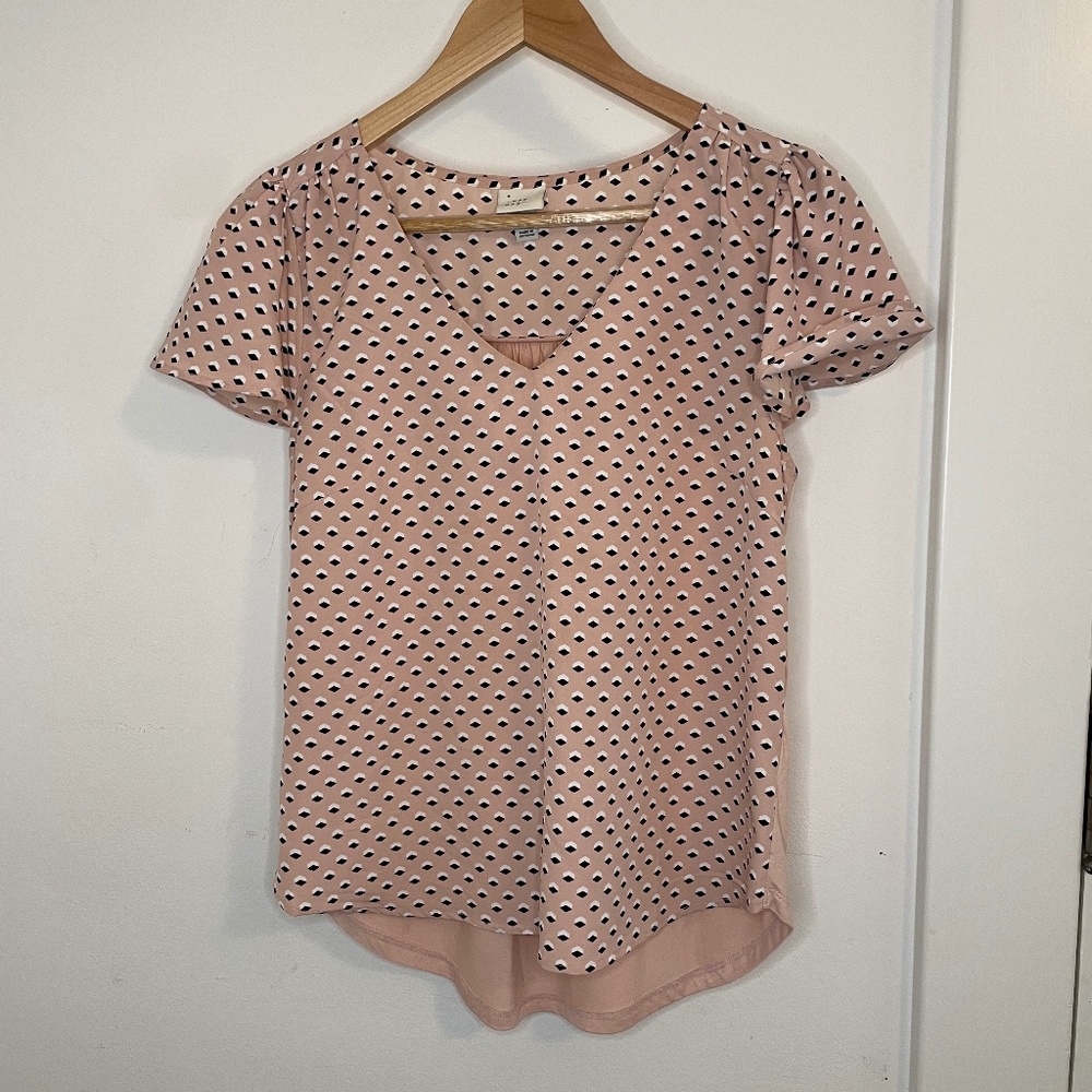A New Day - Pink V-neck